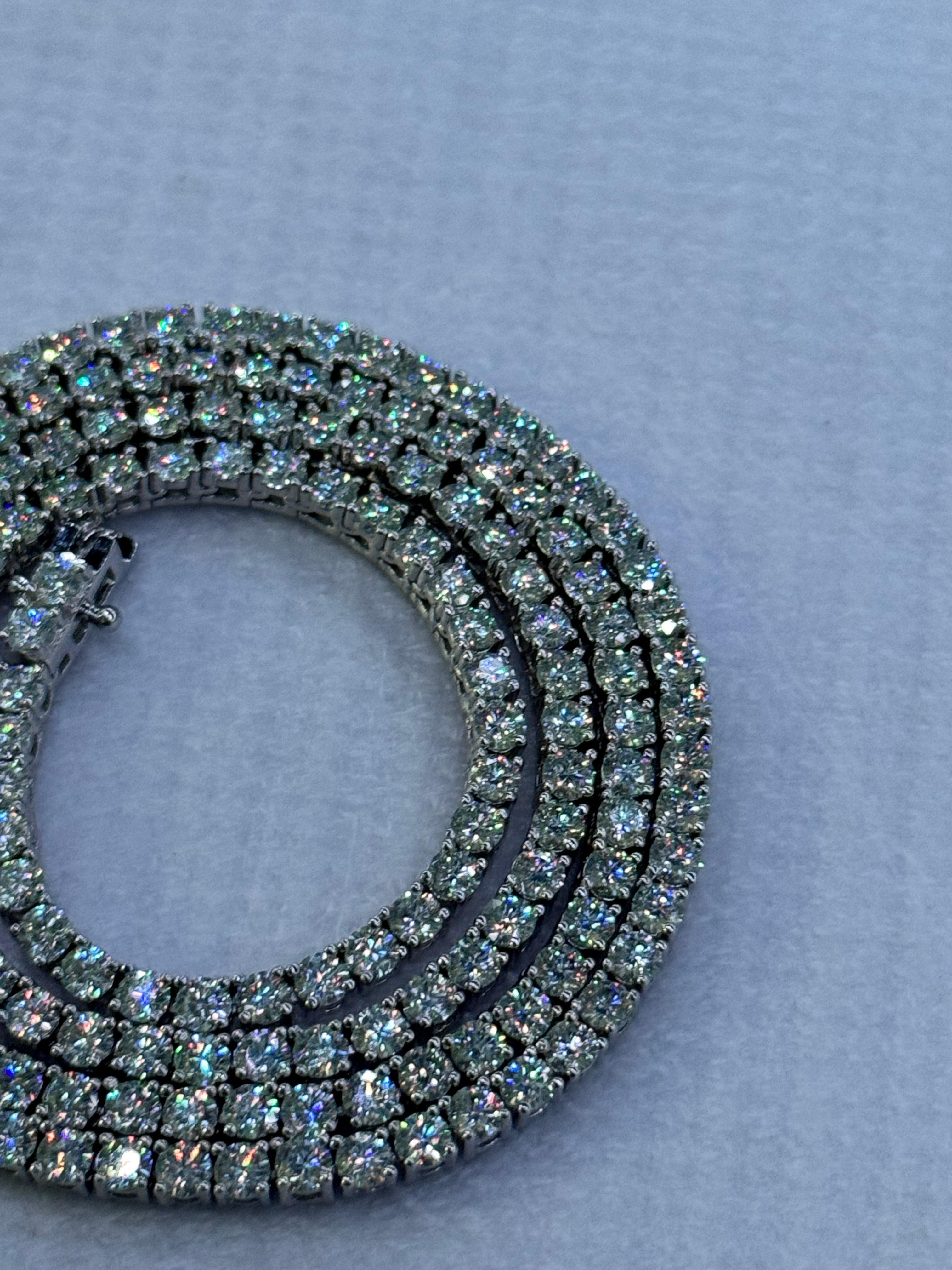 Moissanite Tennis Chain