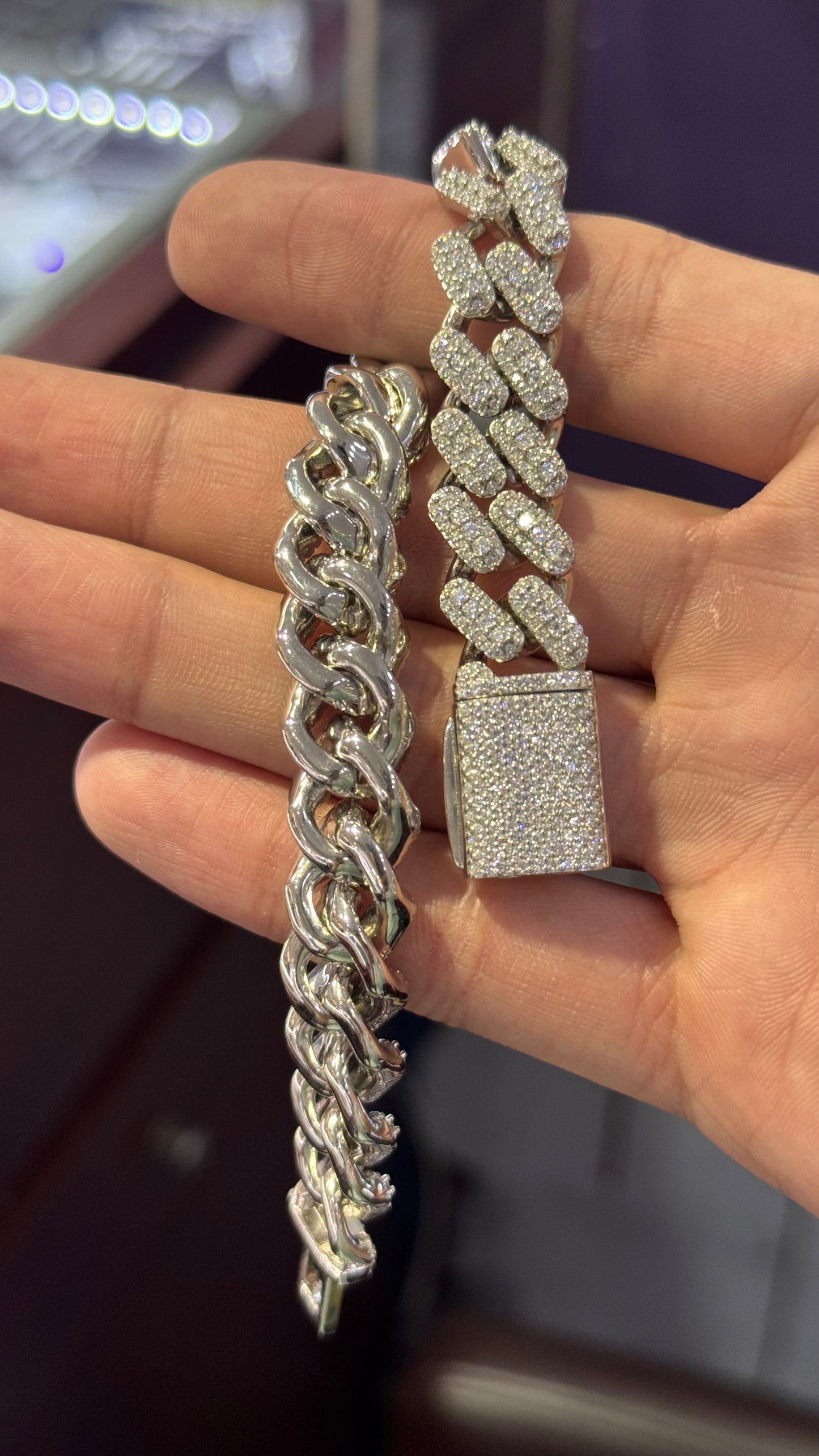 Pulso Miami Wre Moissanita Plata.925