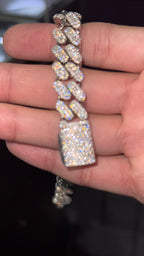 Pulso Miami Wre Moissanita Plata.925