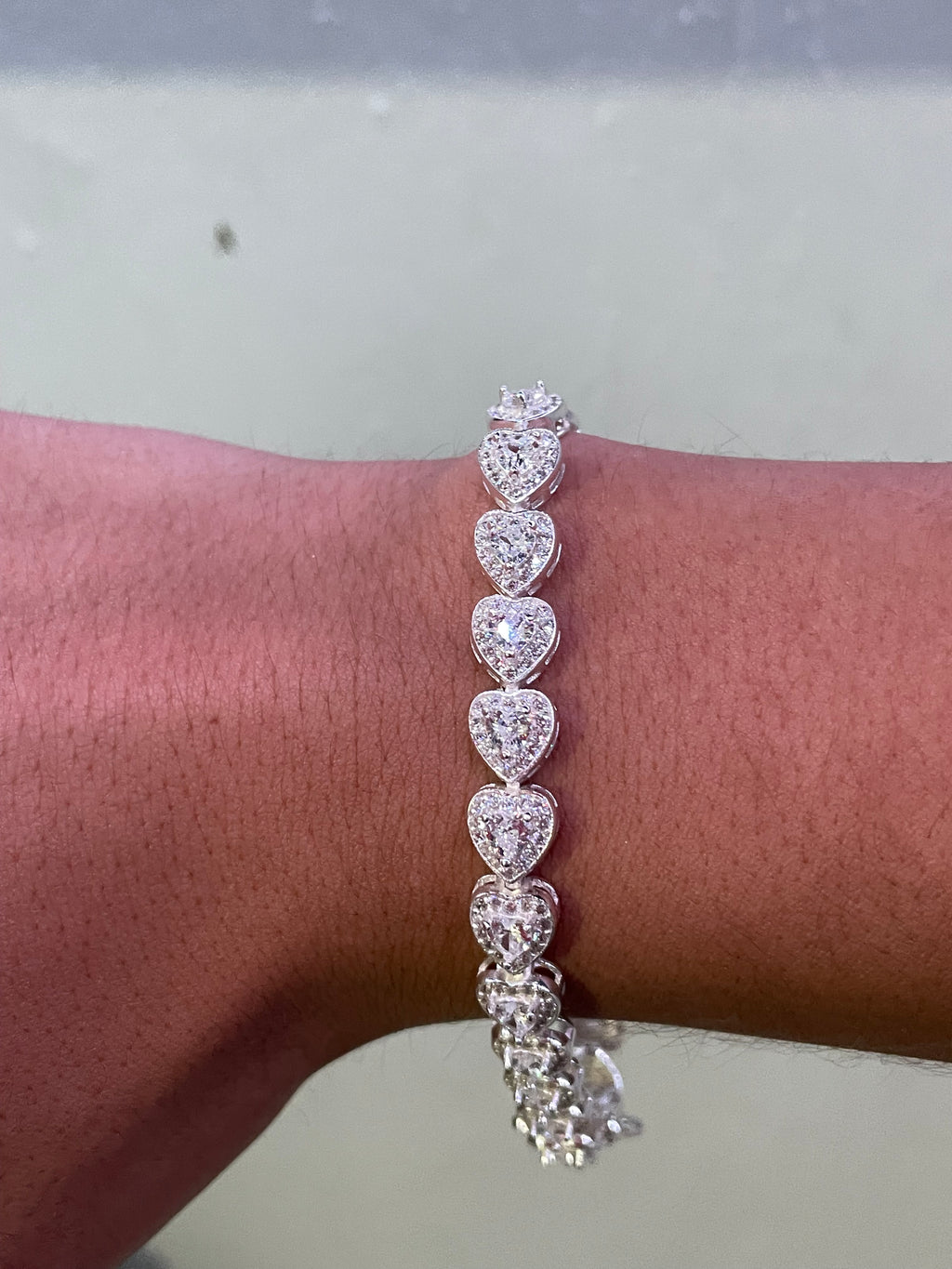 Pulso de Corazónes Plata.925