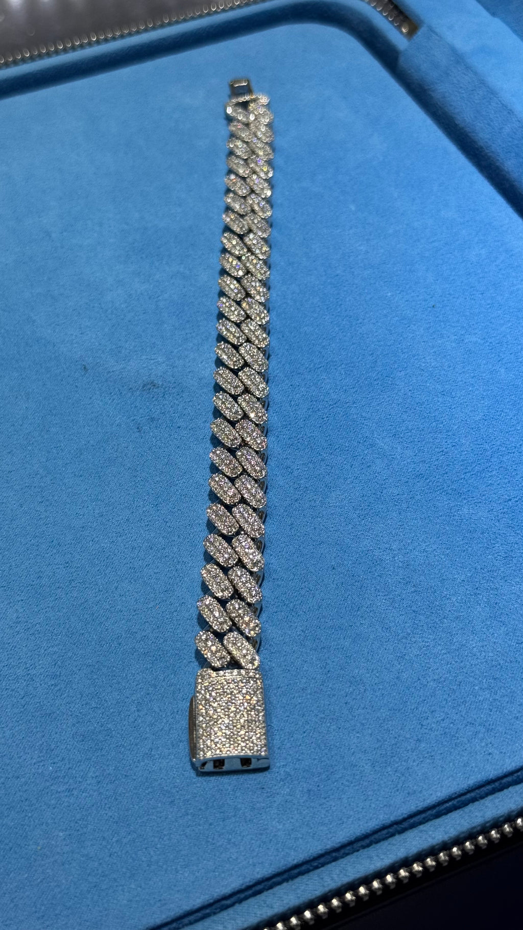 Pulso Miami Wre Moissanita Plata.925