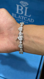 Pulso De corazones Plata.925