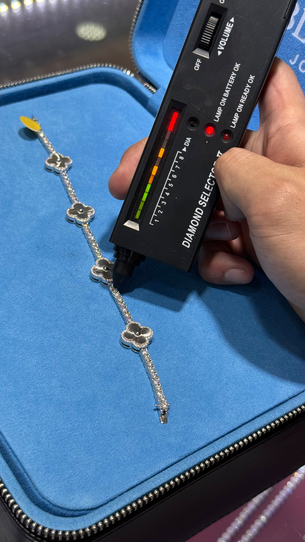 Pulso VanTen Moissanita Plata.925