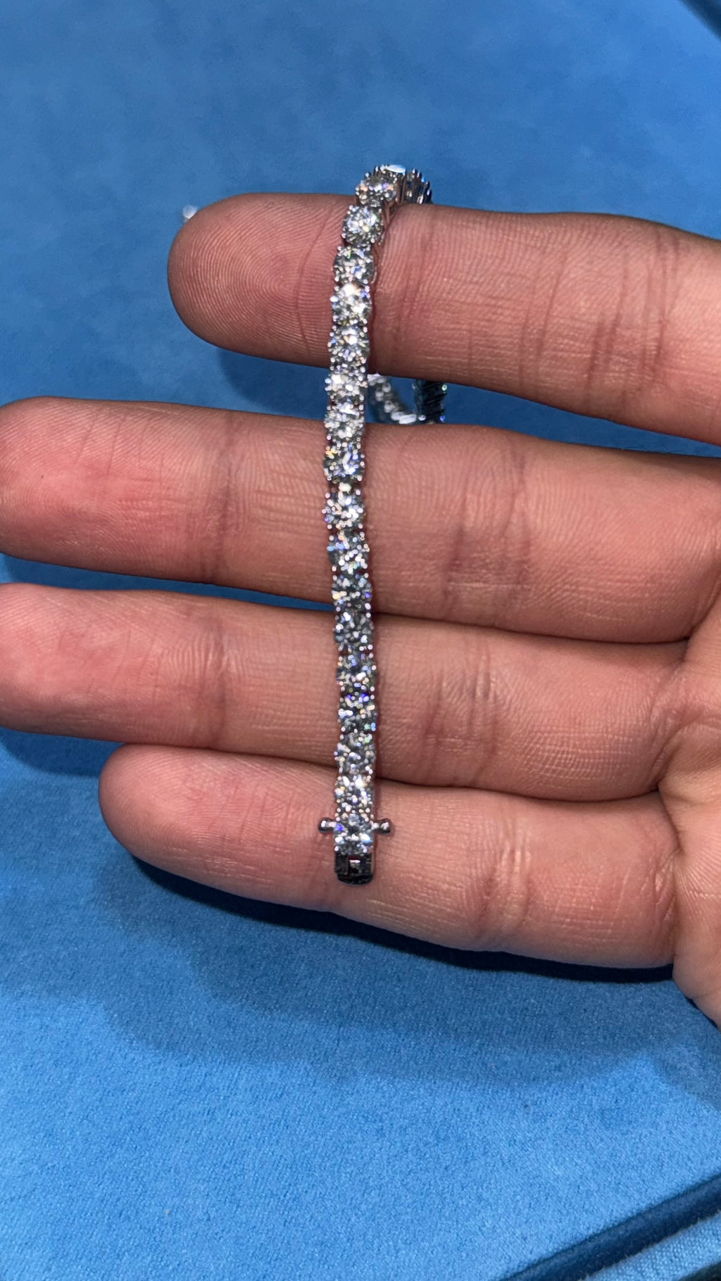 Pulso Tennis Moissanite Plata.925