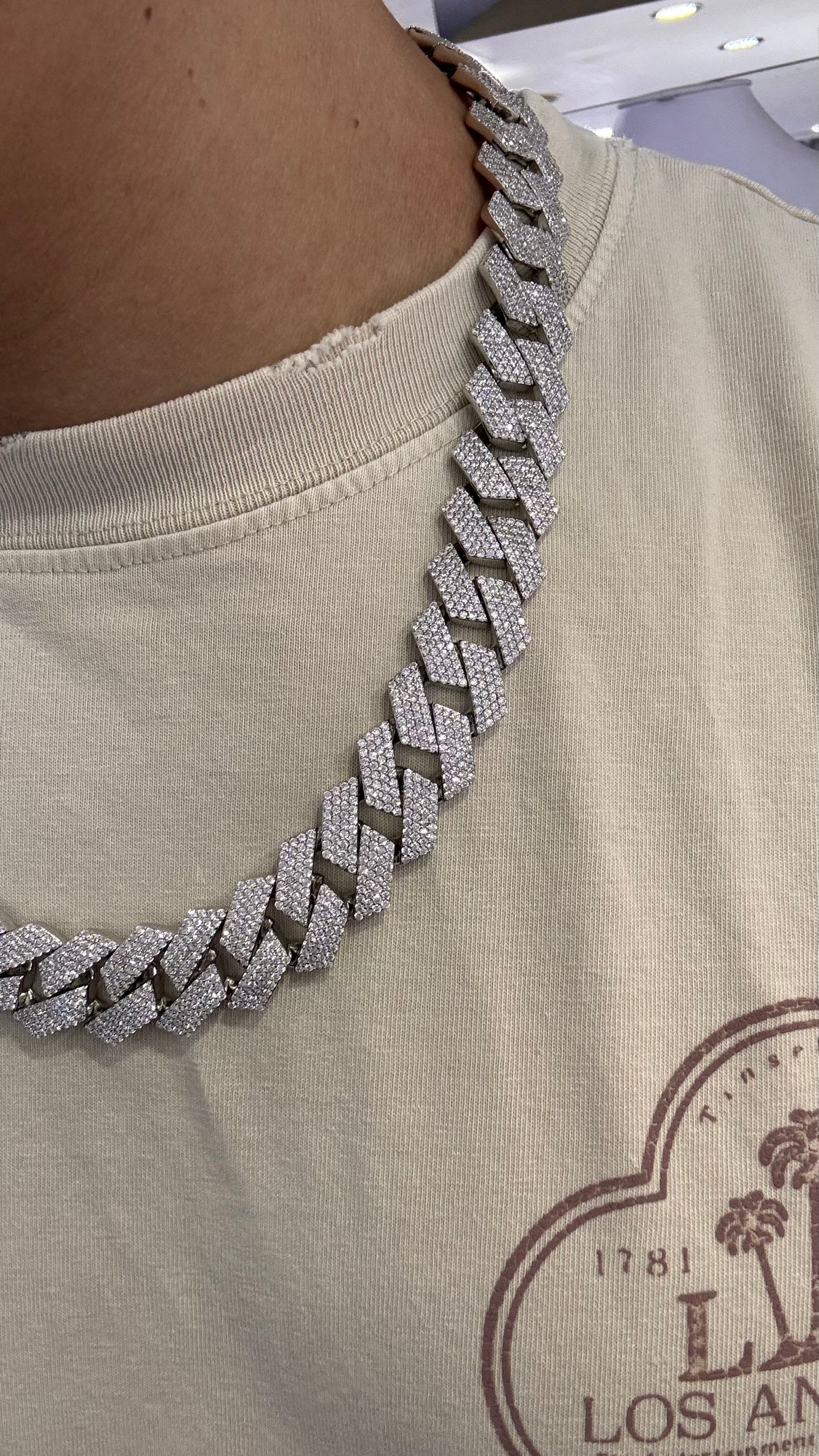 Cadena Miami Plata.925