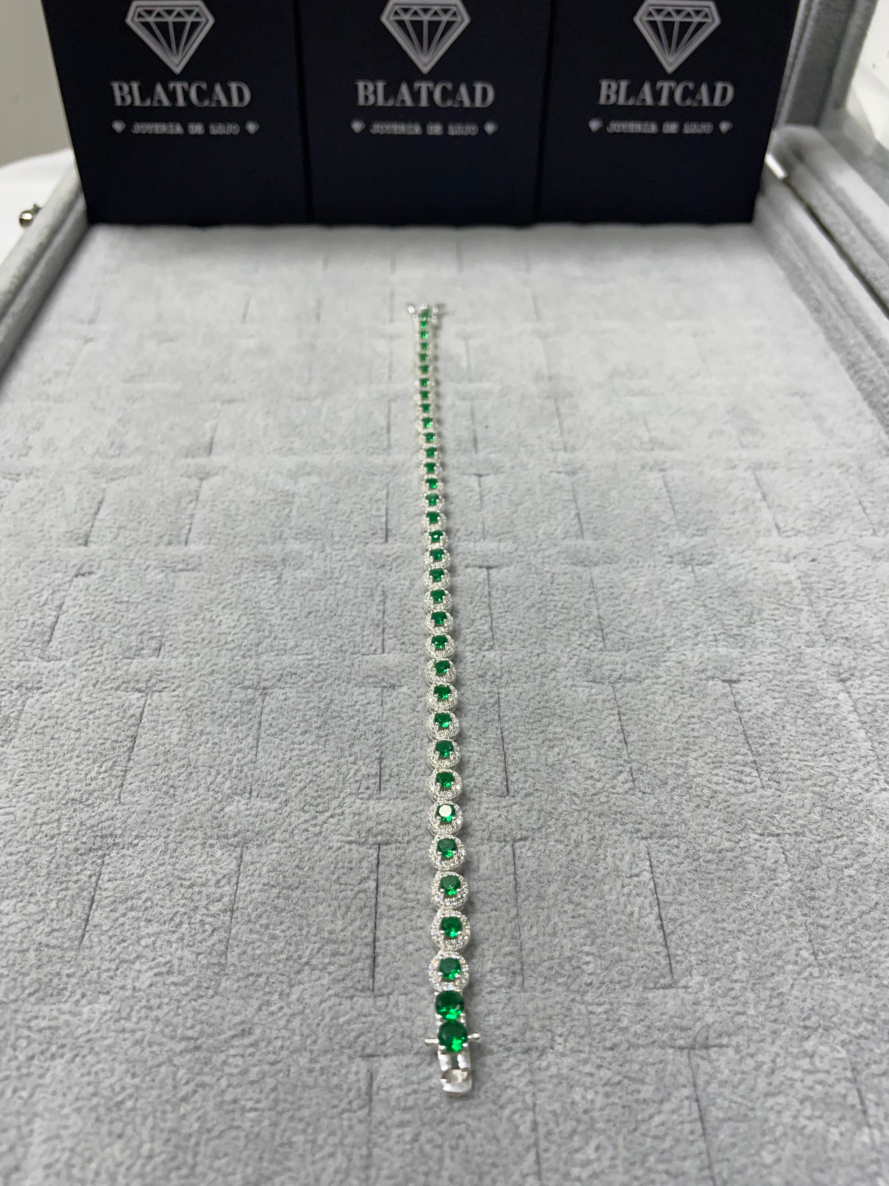 Tennis Circle Bracelet Silver.925