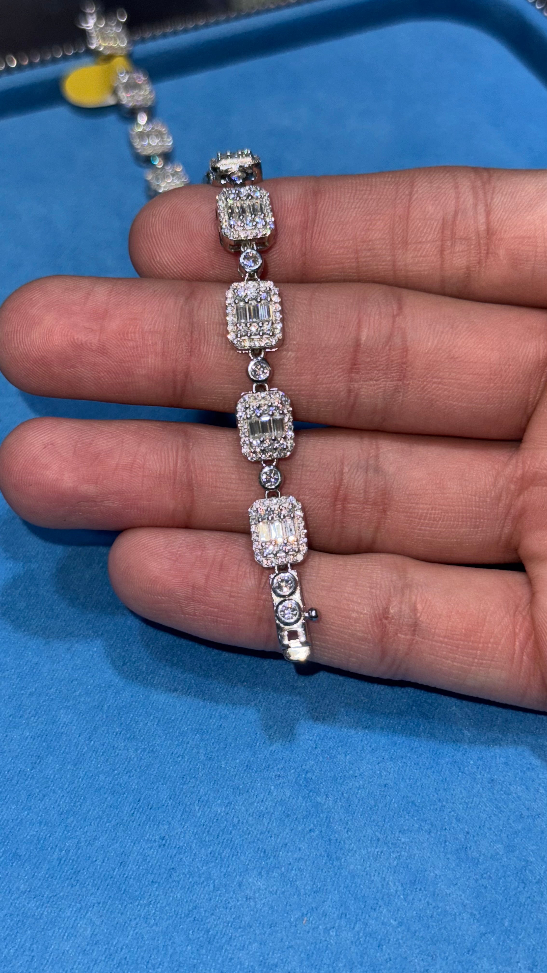 Pulso Cuarw Moissanita Plata.925