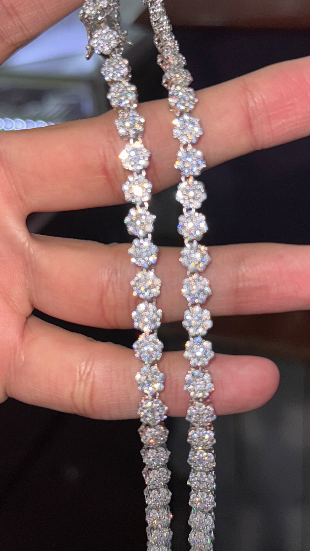 925 Silver Tennis Circle Chain