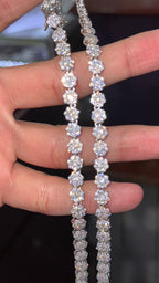 925 Silver Tennis Circle Chain