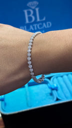 Pulso D Corazónes Plata.925