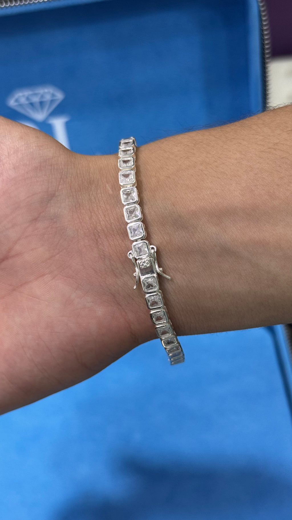 Pulso Cuadrado Plata.925