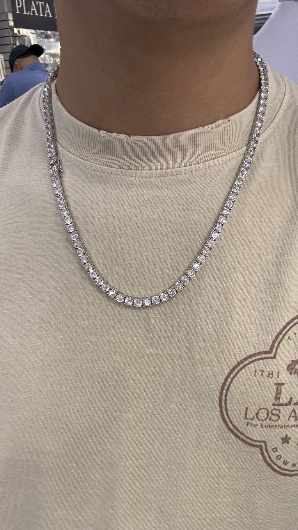 Cadena tennis Plata.925