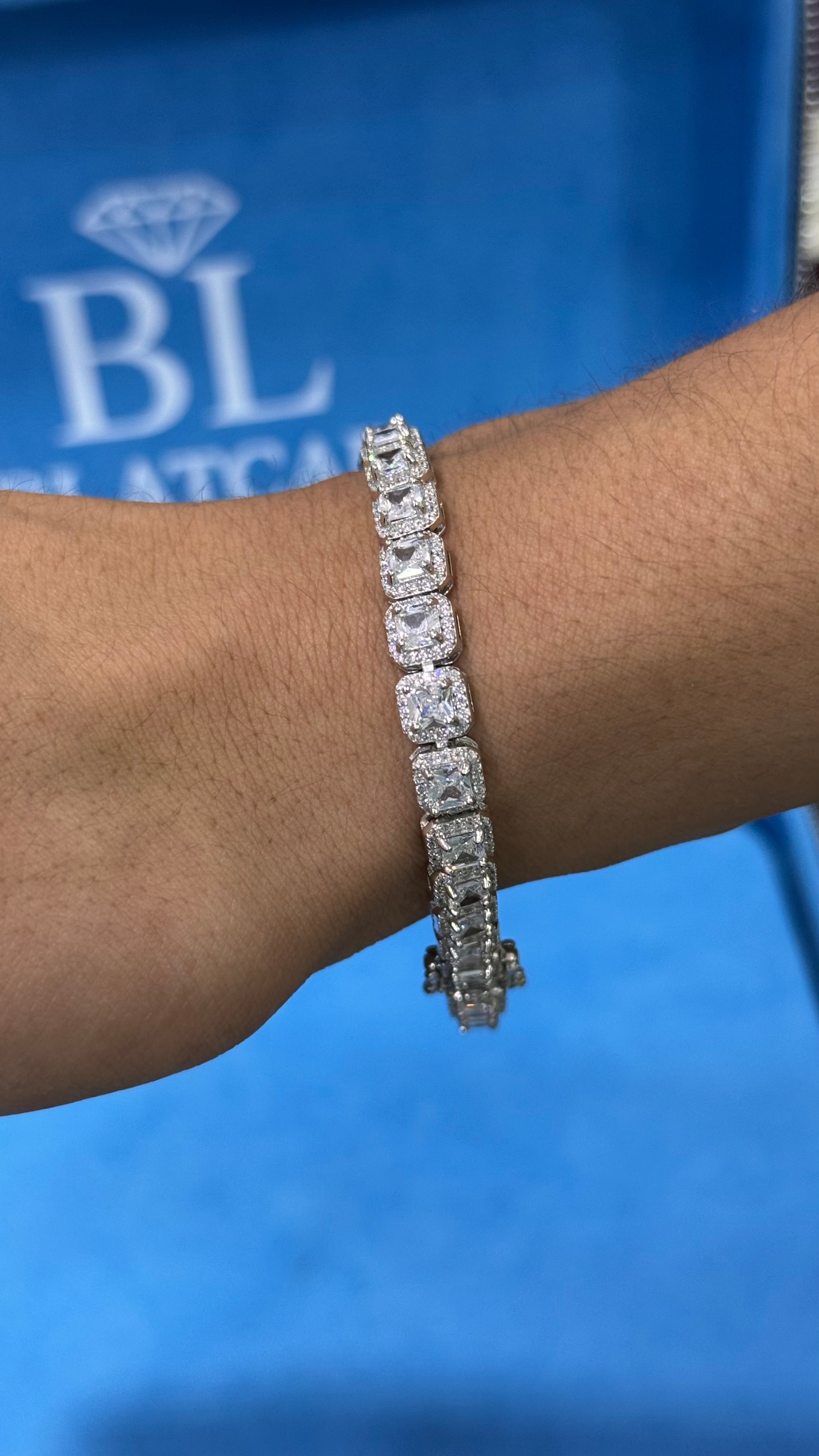 Pulso Cuadrado Plata.925