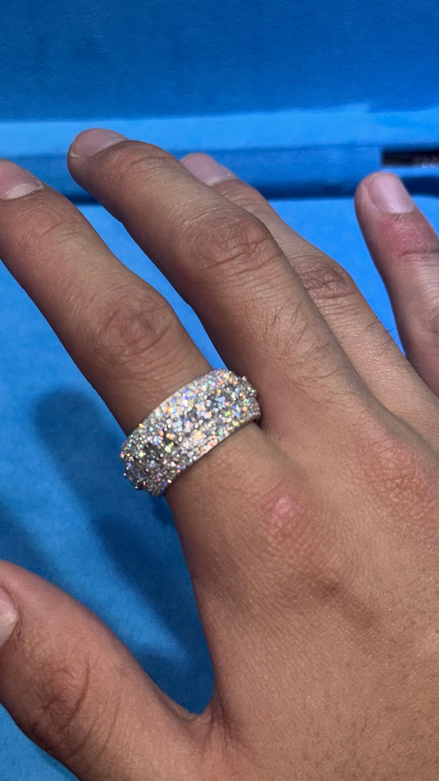 Anillos CoFl Moissanita Plata.925