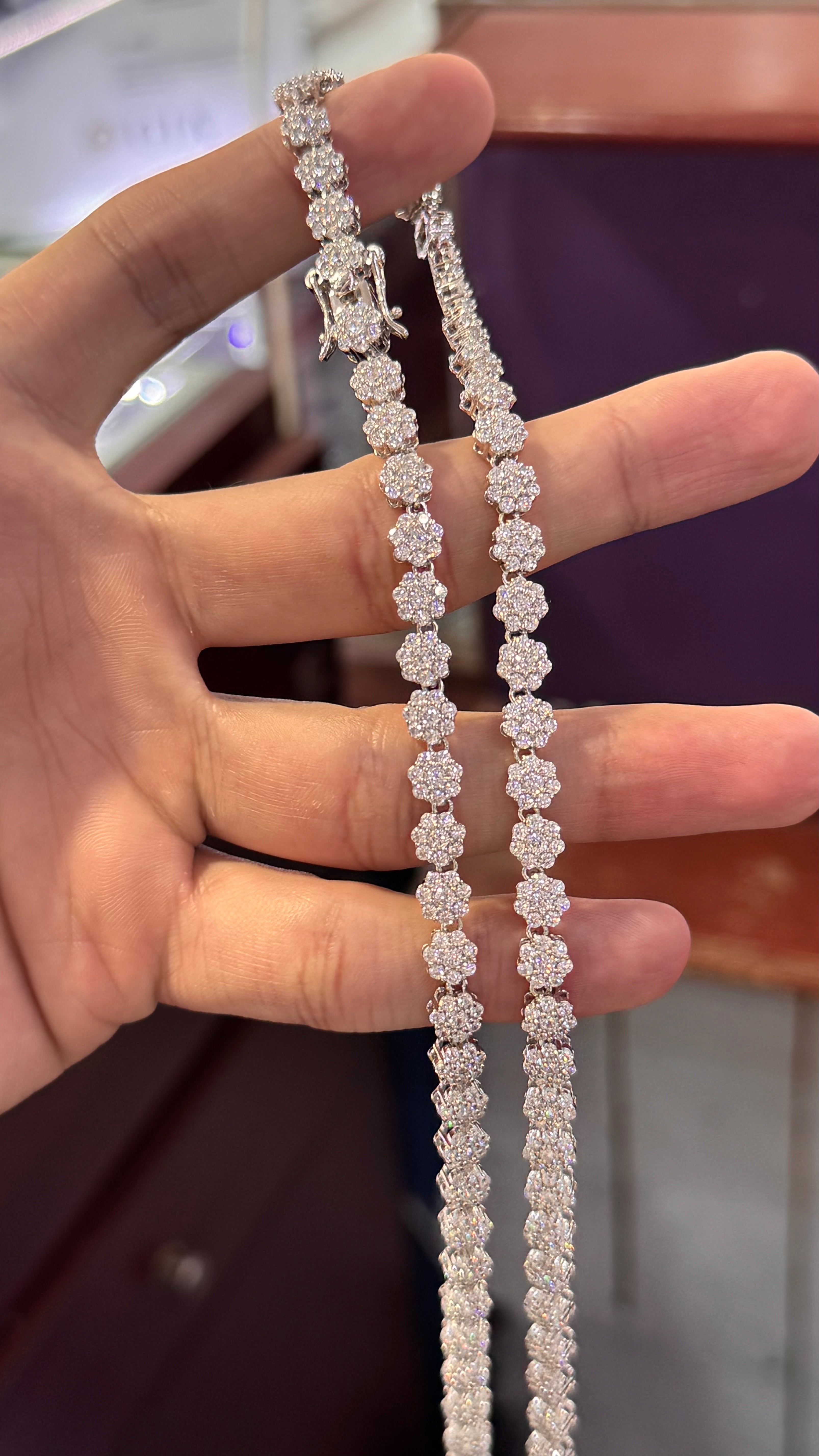 925 Silver Tennis Circle Chain