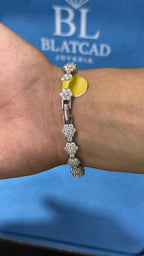 Pulso Crew Moissanita Plata.925