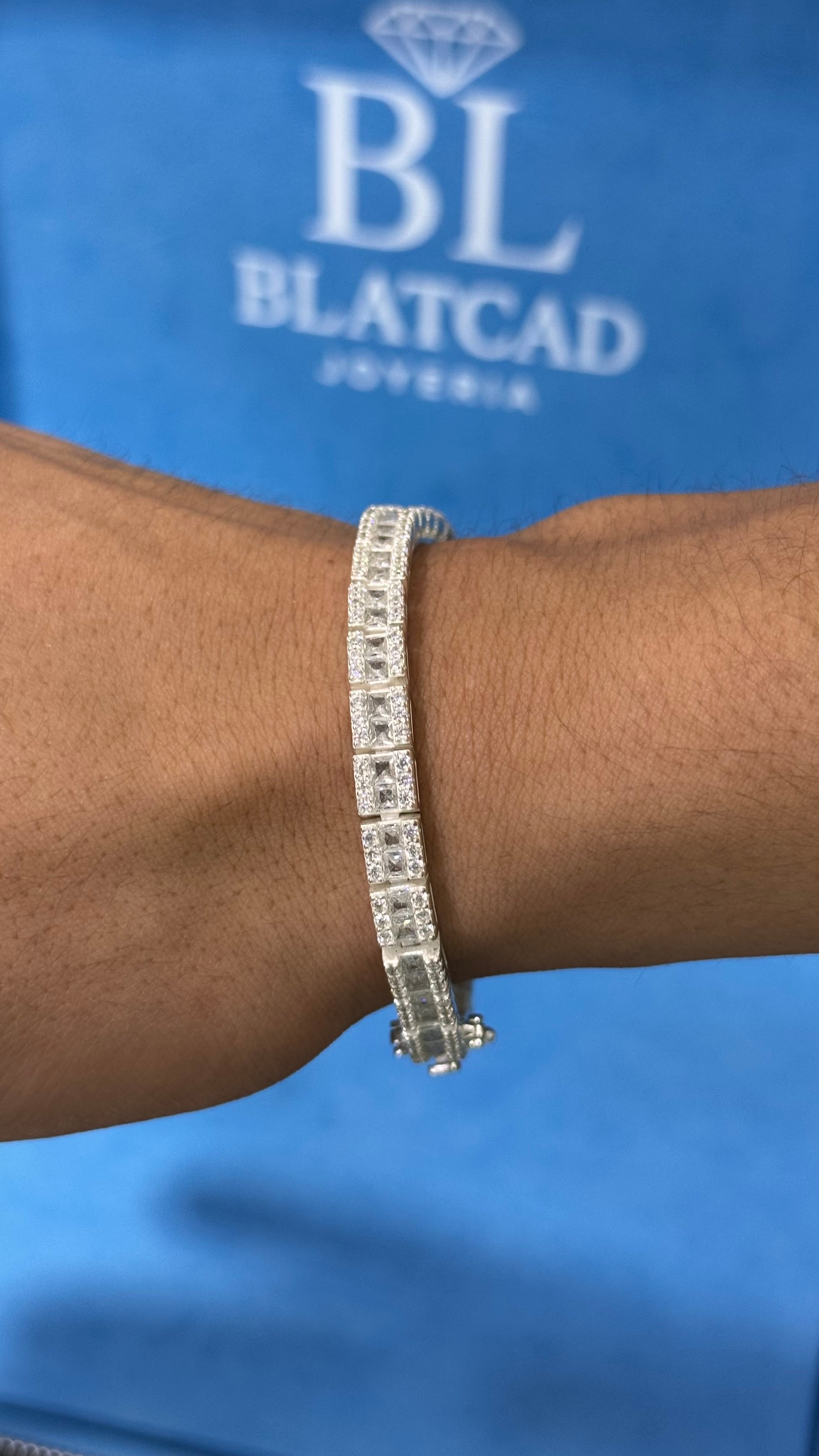 Pulso Baguette Plata.925