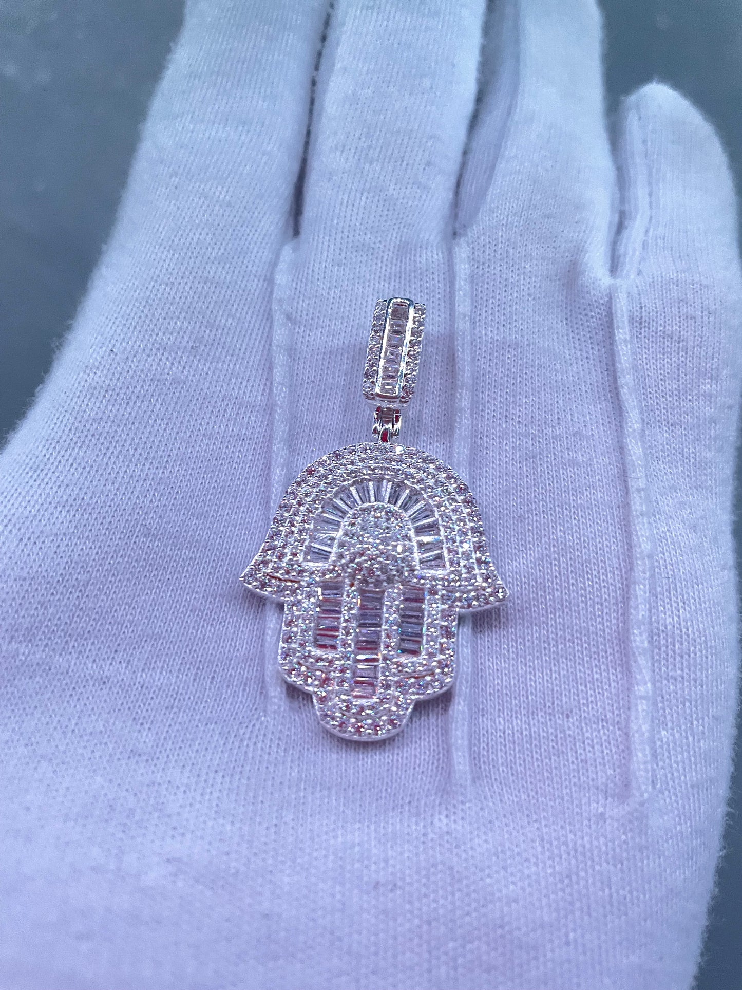 925 Silver Hand Pendant