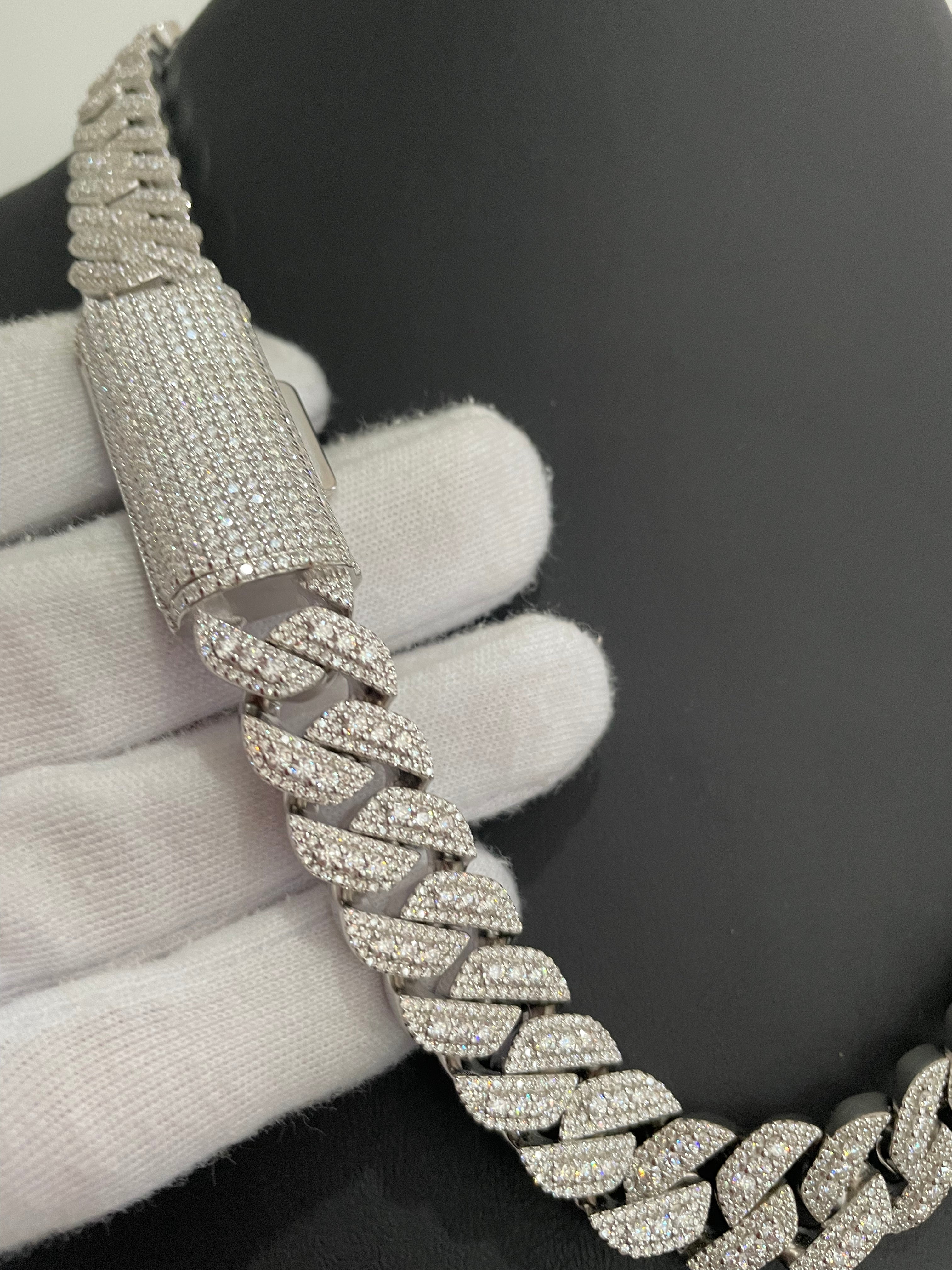 925 Silver Miami Chain
