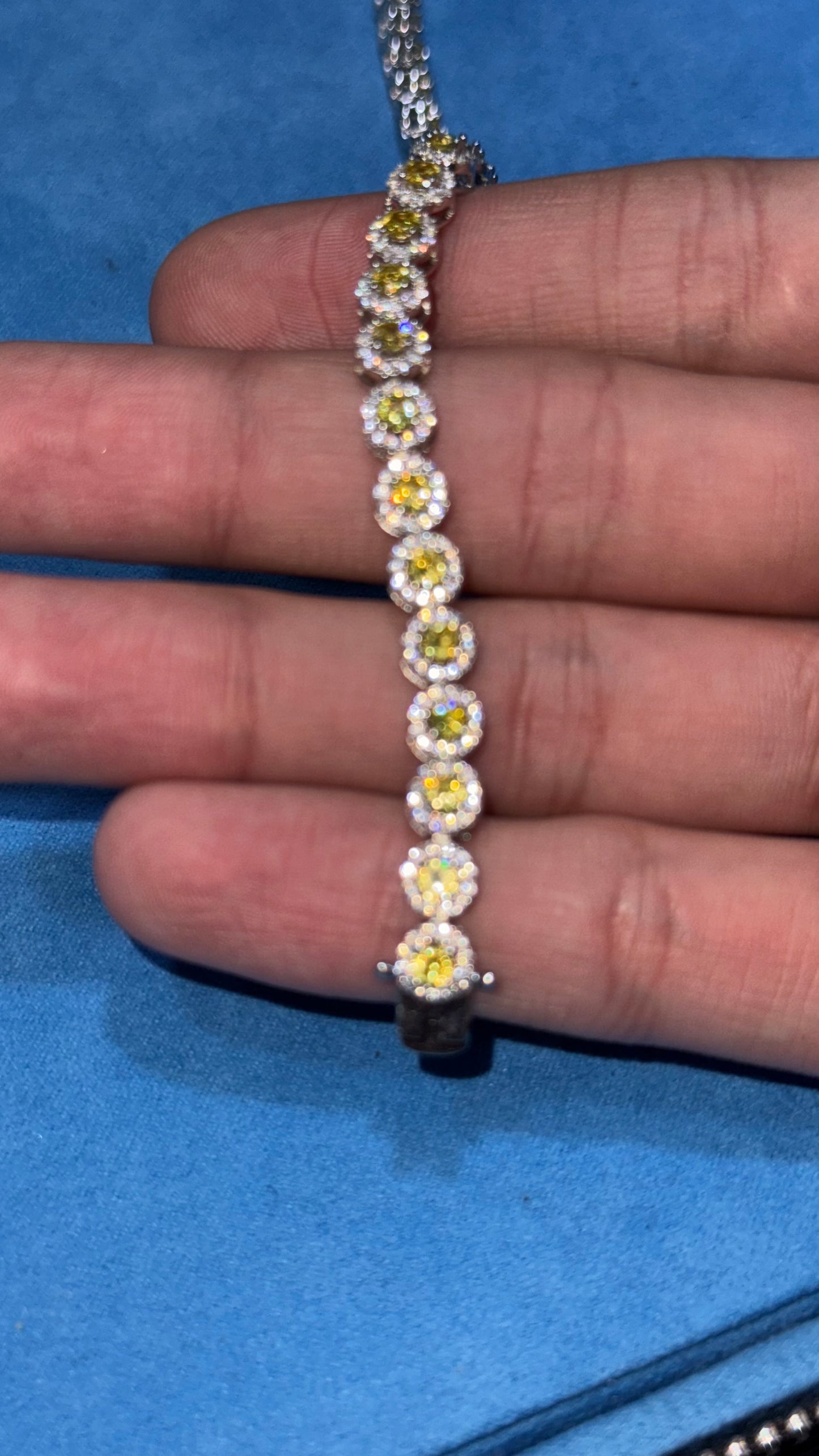 Pulso Tennis Circle Plata.925