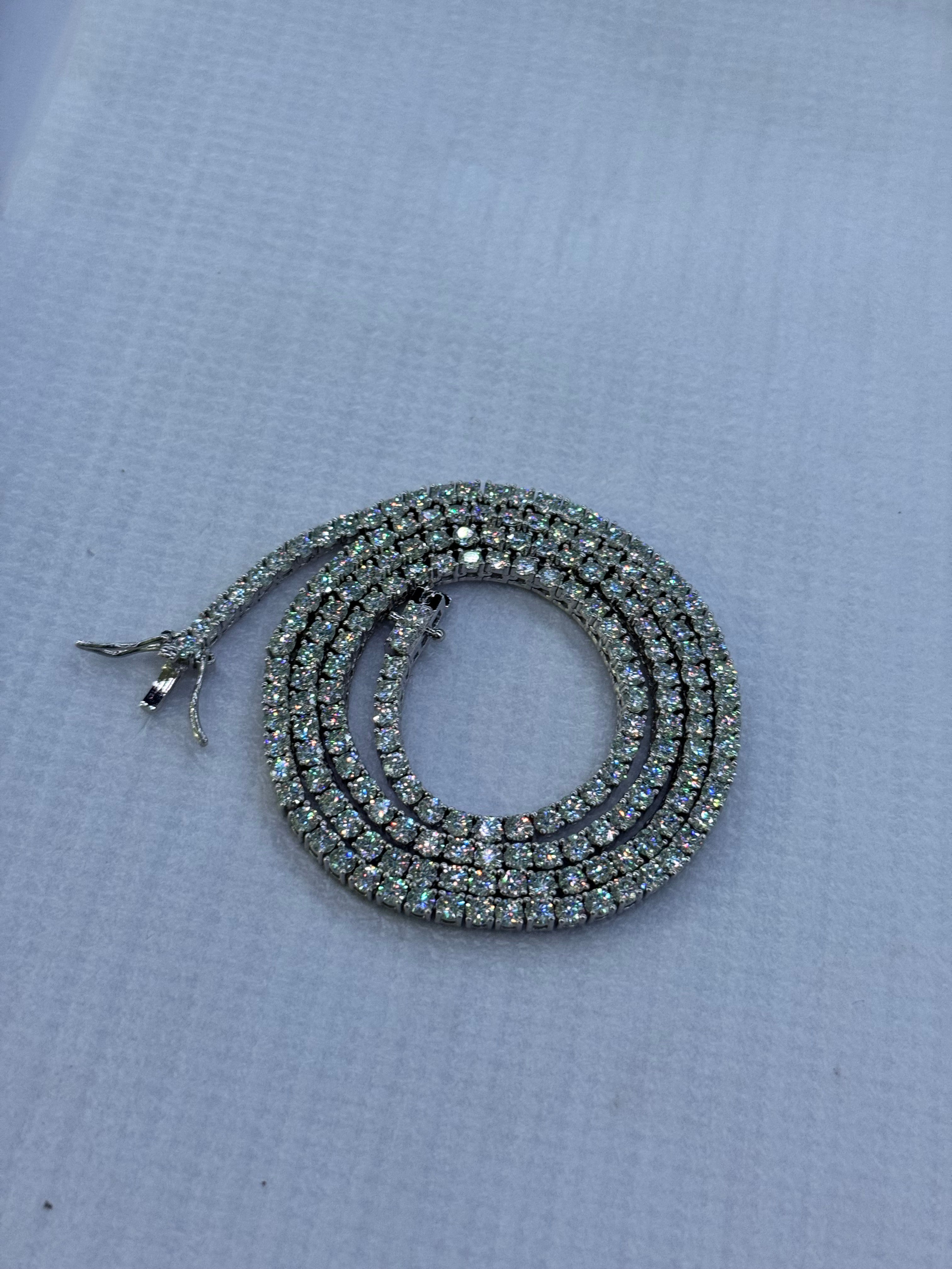 Moissanite Tennis Chain