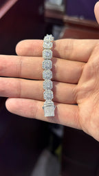 Pulso Tipo Tennis Plata.925