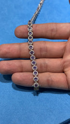 Pulso Tennis Circle Plata.925