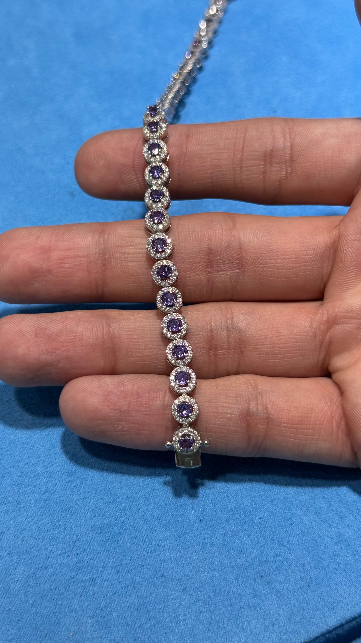 Pulso Tennis Circle Plata.925