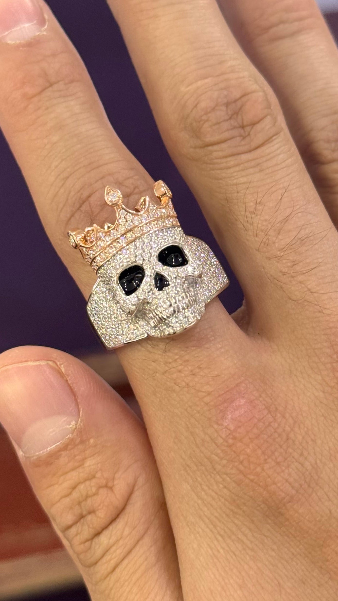 Anillo CalaV Moissanita Plata.925