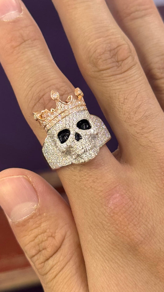 Anillo CalaV Moissanita Plata.925