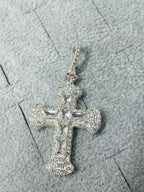 Twist And Cross Pendant Silver.925
