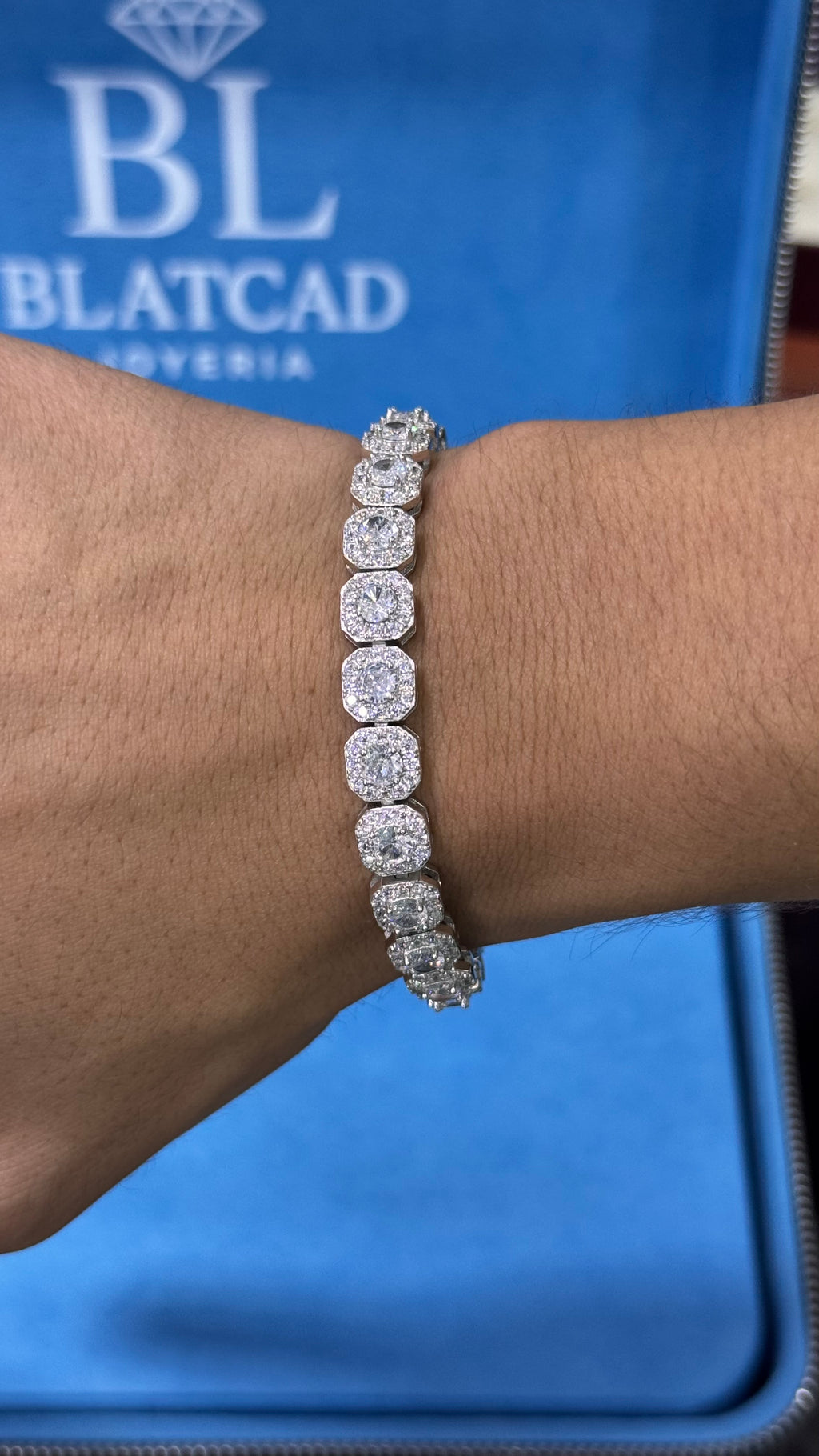 Pulso Tipo Tennis Plata.925