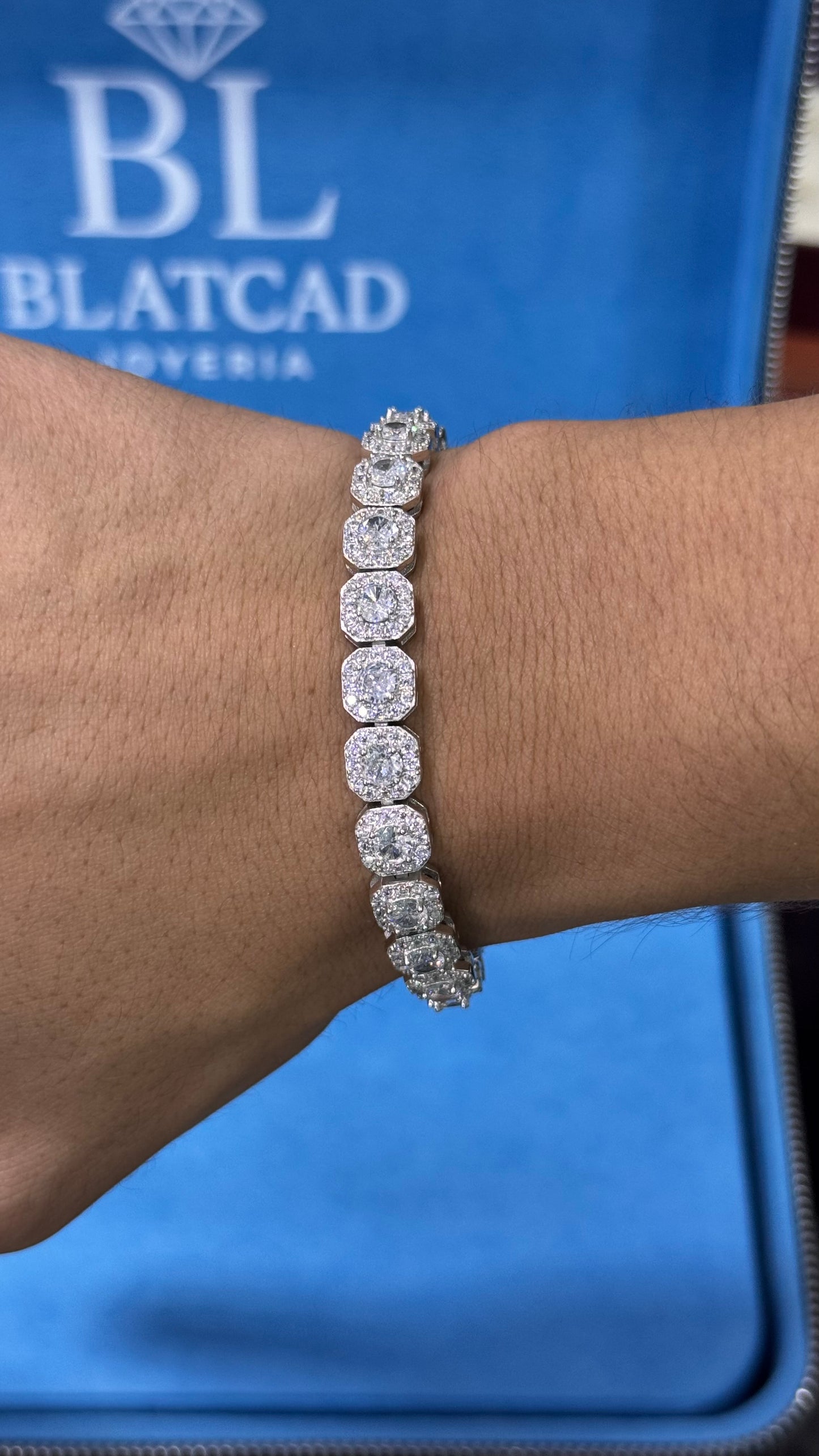 Silver Tennis Bracelet.925