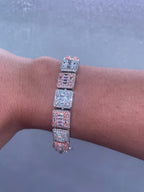 925 Silver Square Bracelet