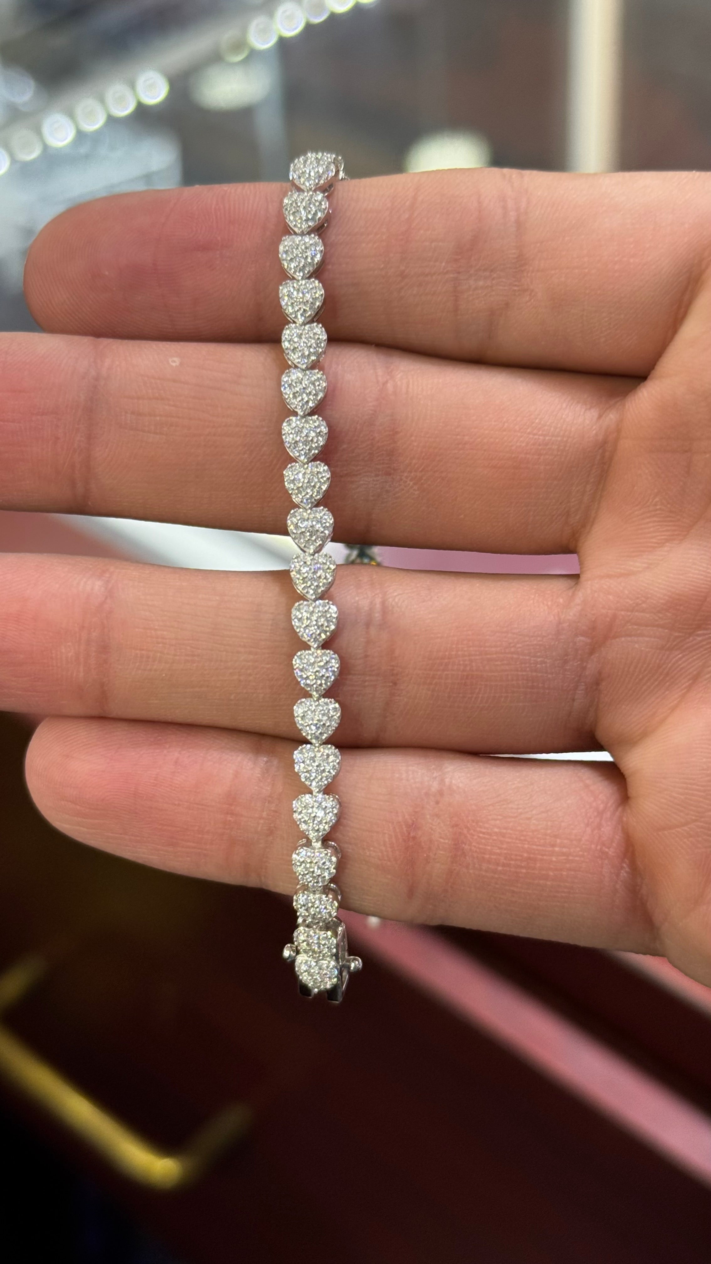 Pulso D Corazónes Plata.925