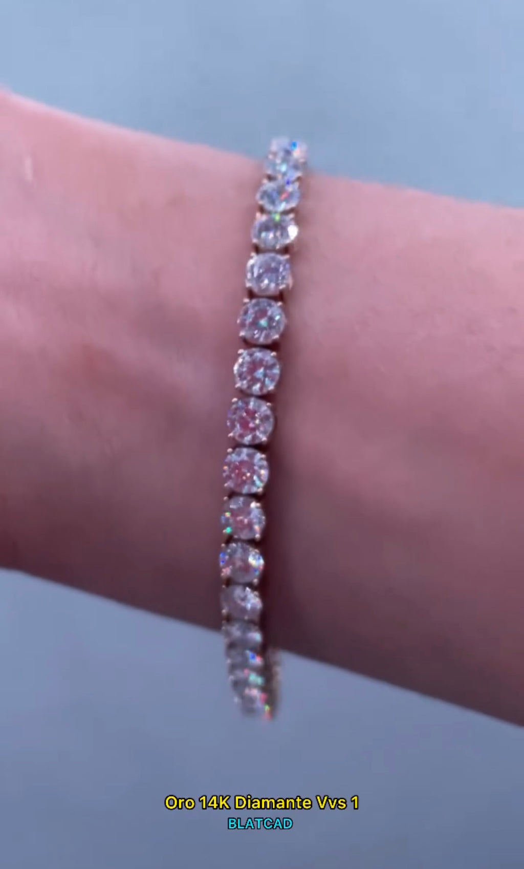 14K Gold Tennis Bracelet