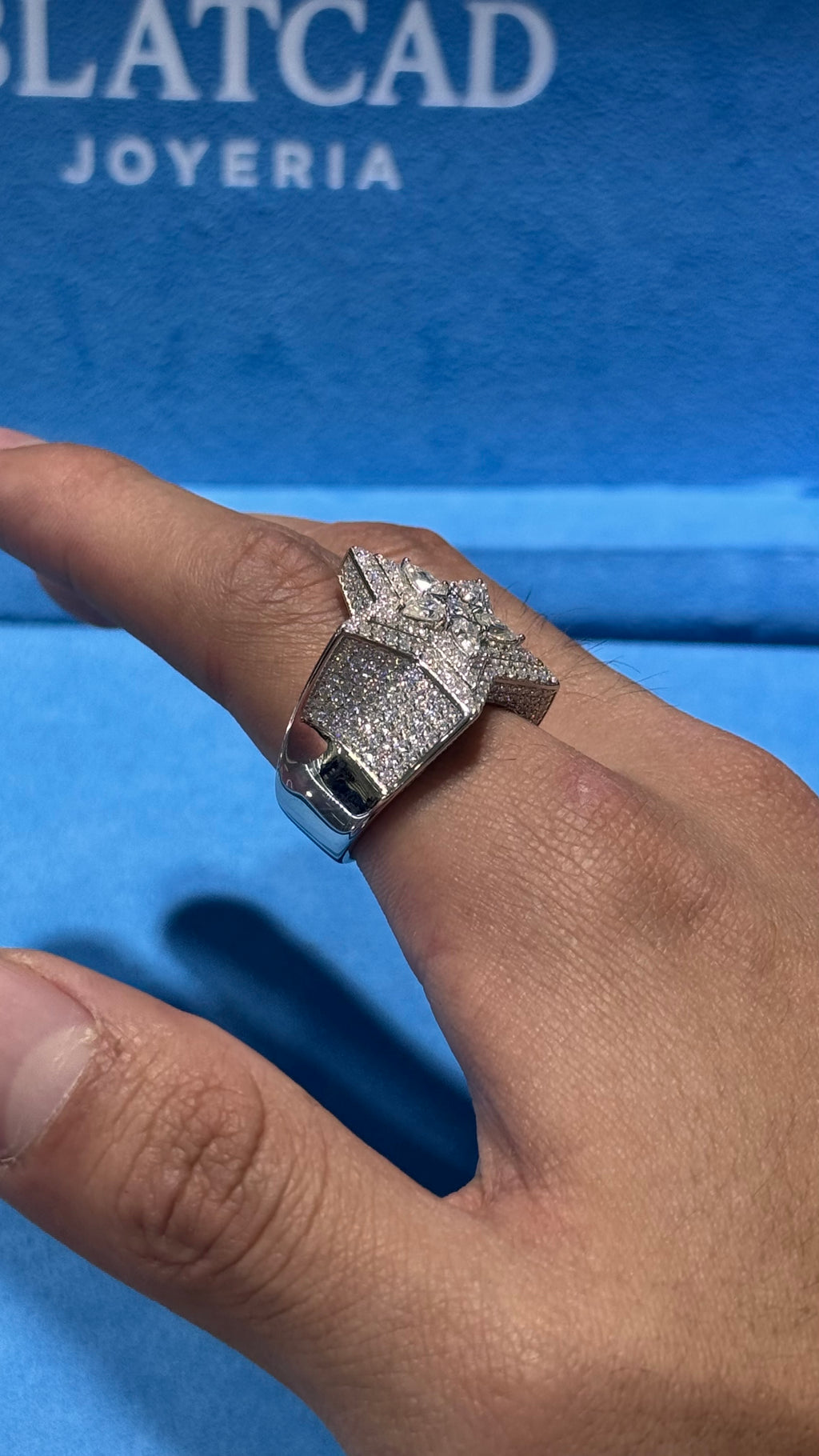 Anillos Estrella Moissanita Plata.925