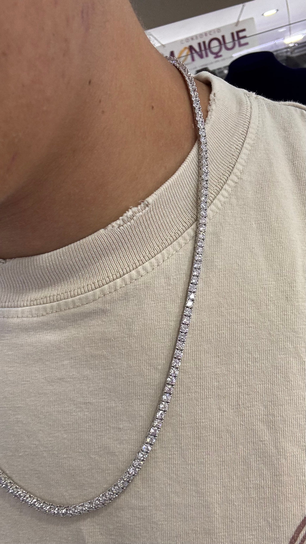 Cadena Tennis Plata.925