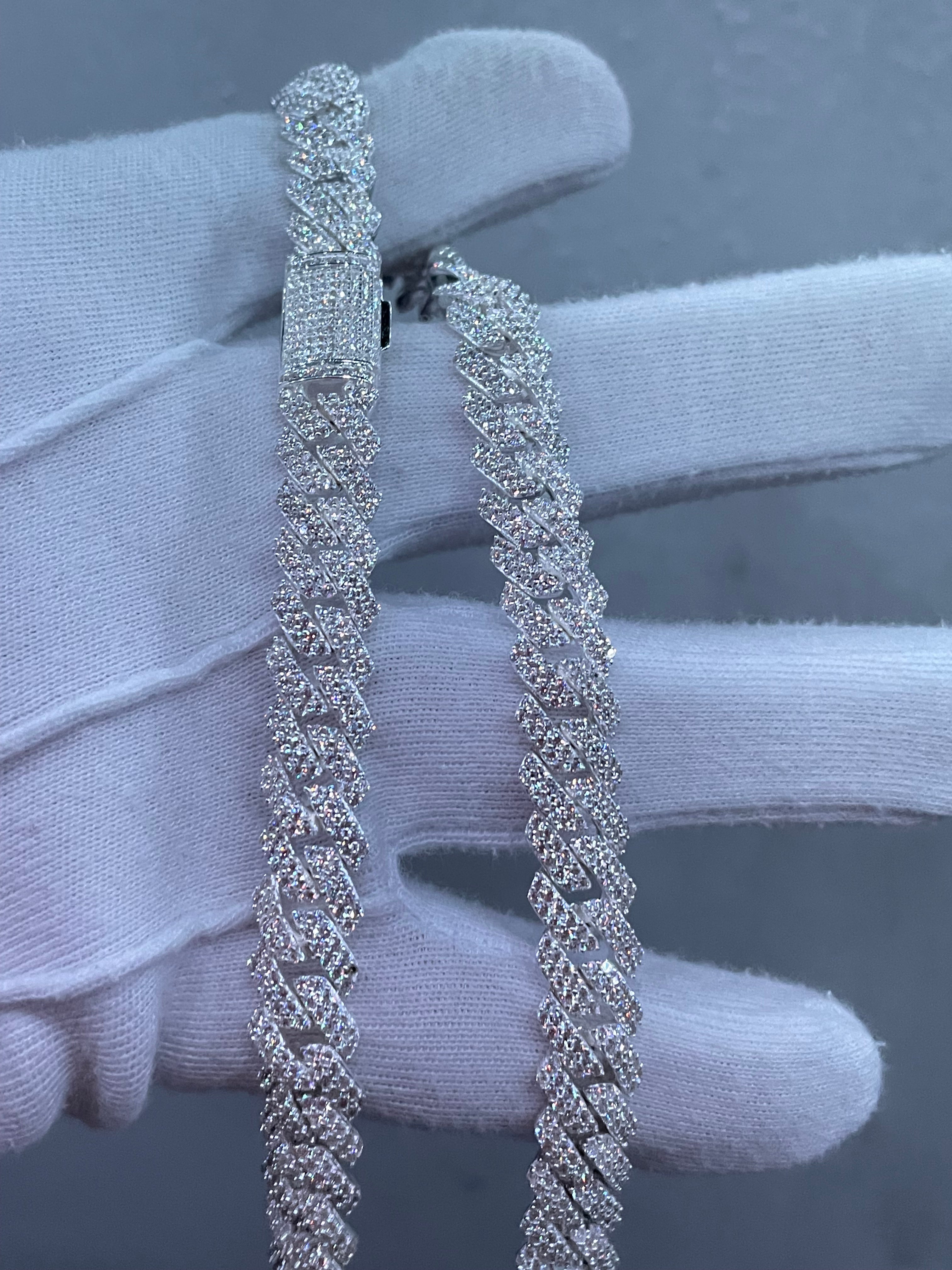 925 Silver Miami Chain