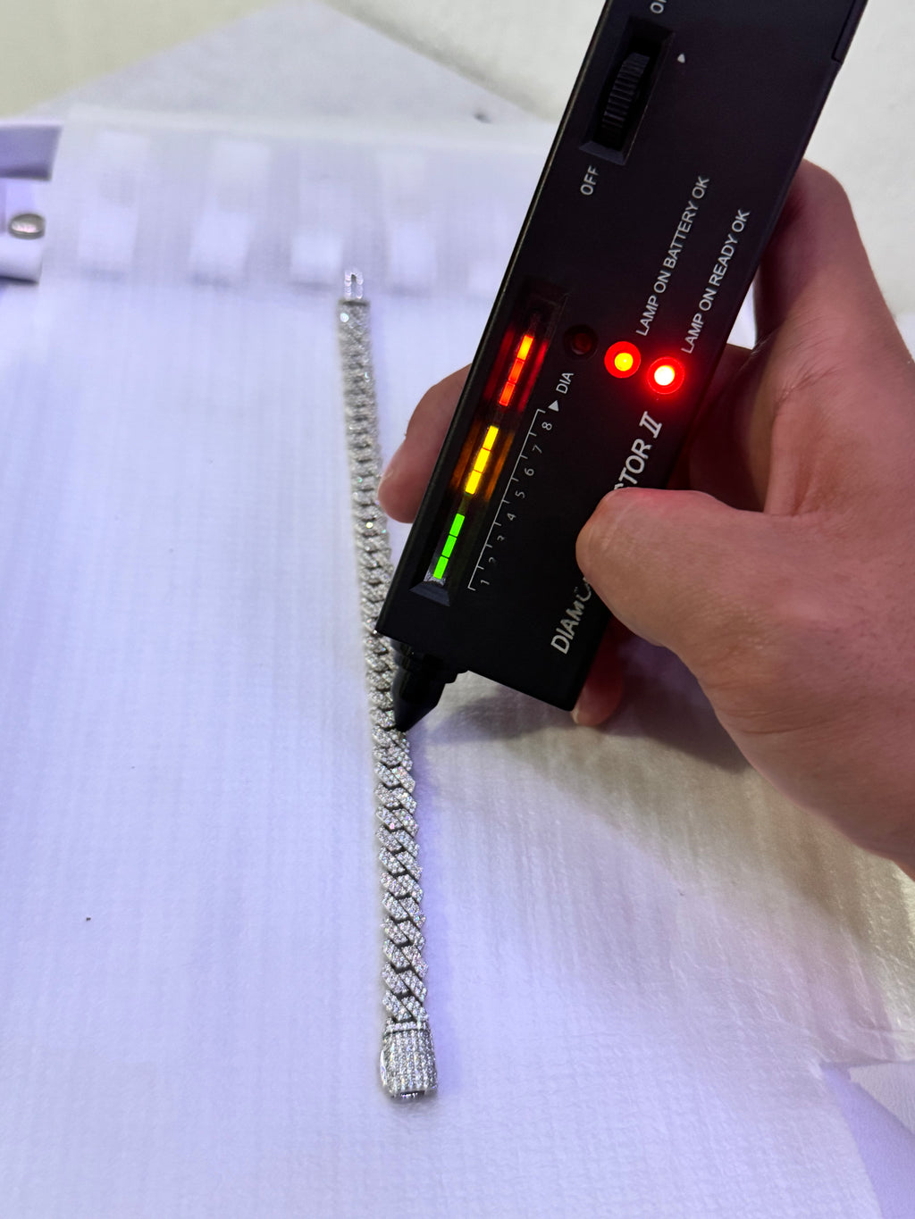 Pulso Miami Moissanite Plata.925