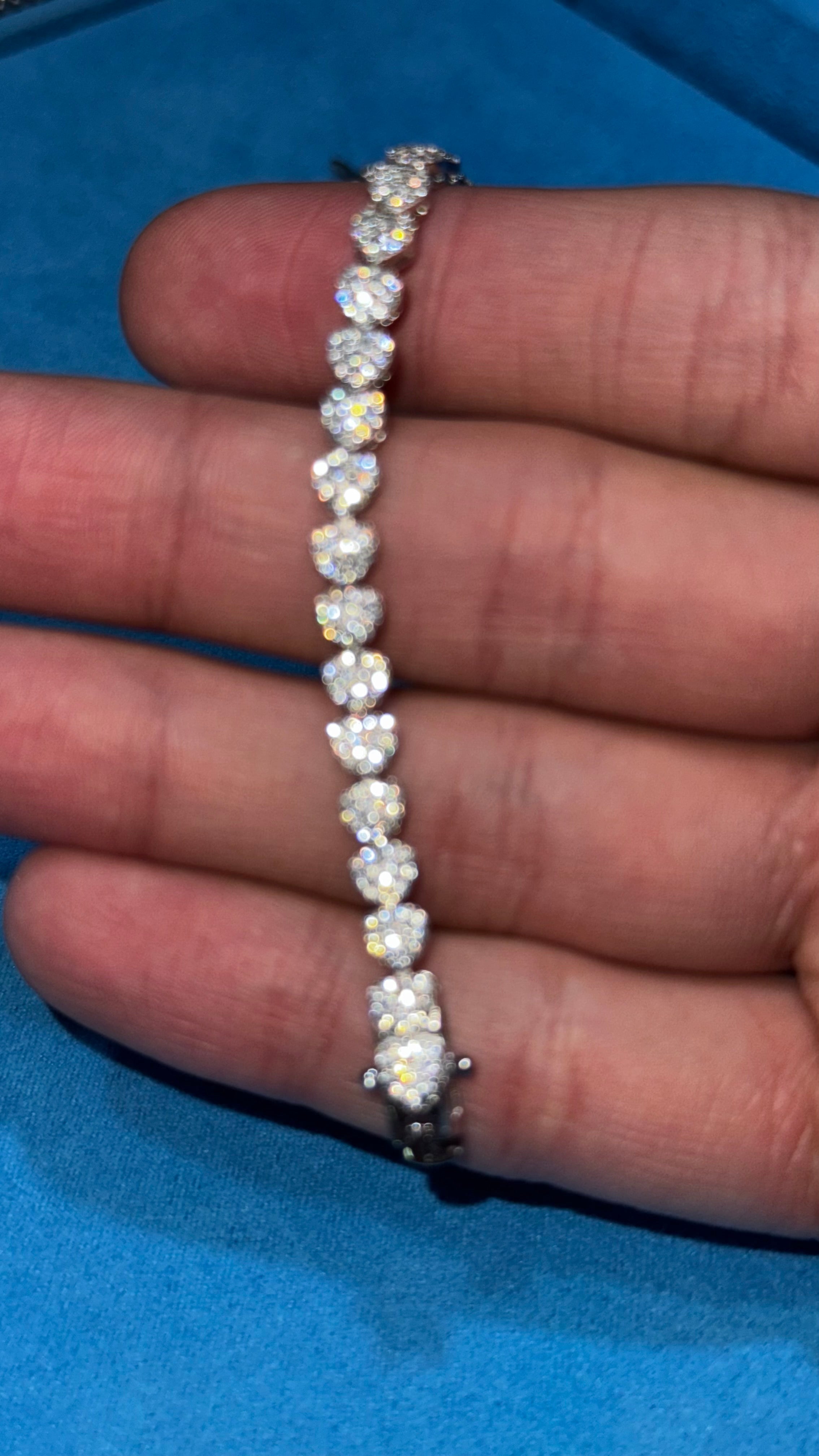 Pulso D Corazónes Plata.925