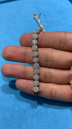 Pulso Tennís Circle Plata.925