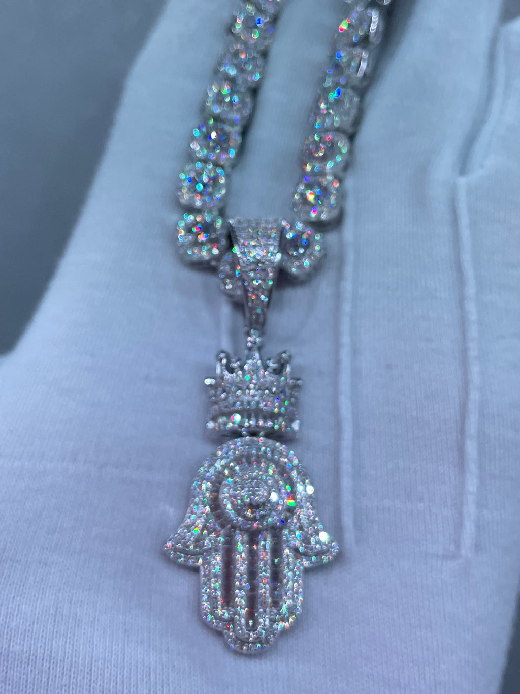 I said Hand of Fatima 🪬 Moissanite