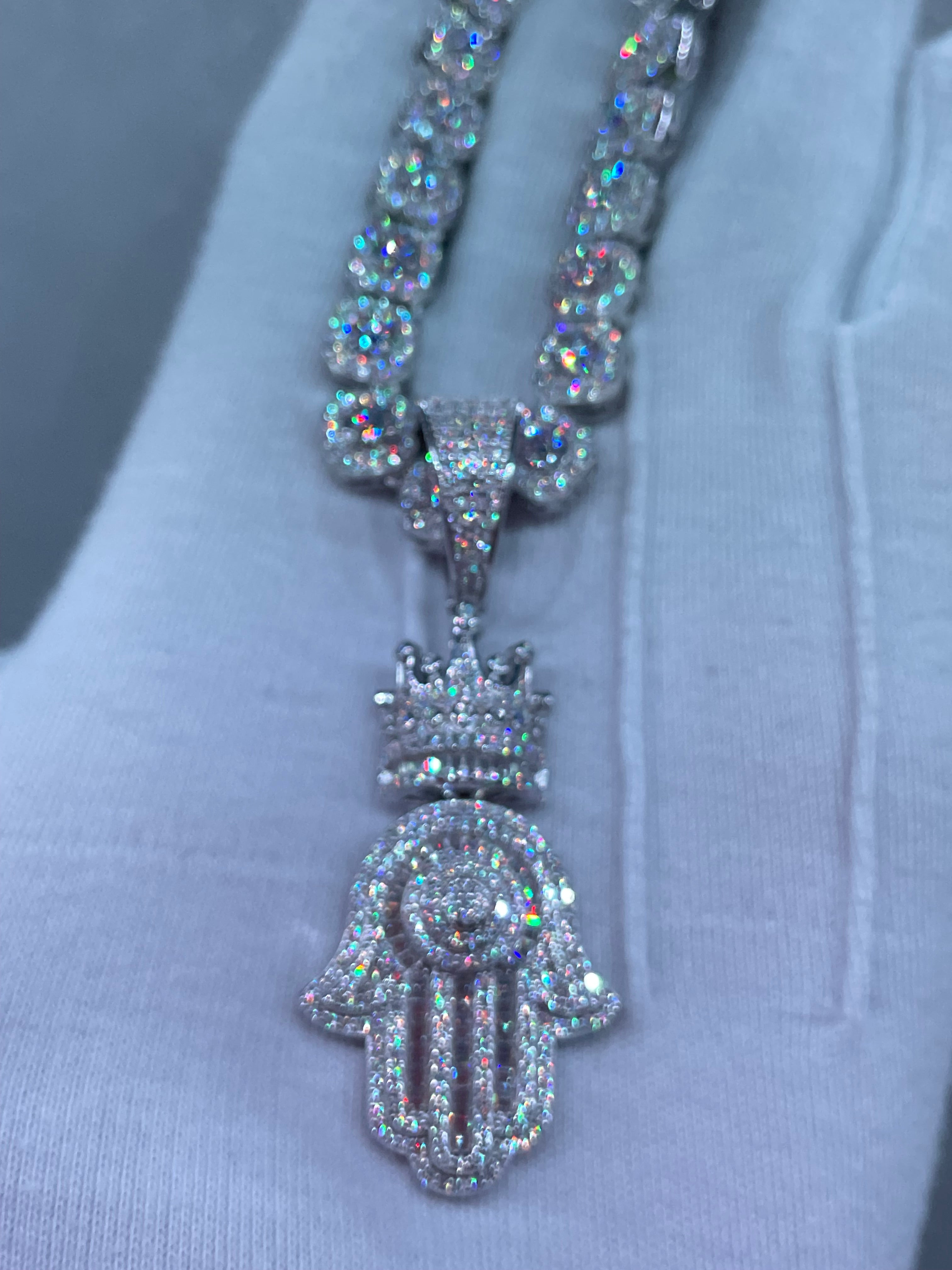 I said Hand of Fatima 🪬 Moissanite