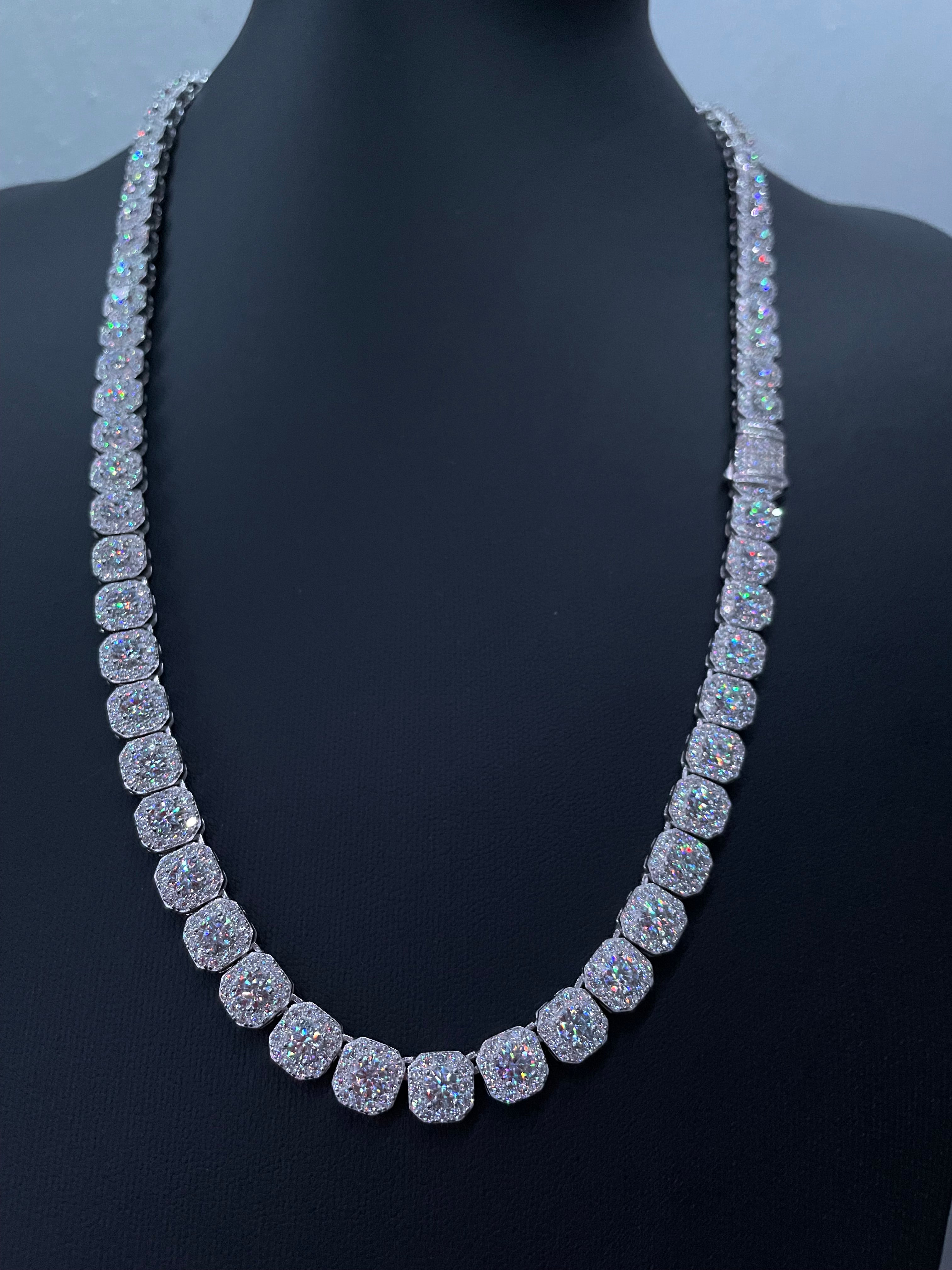Moissanite Tennis Chain