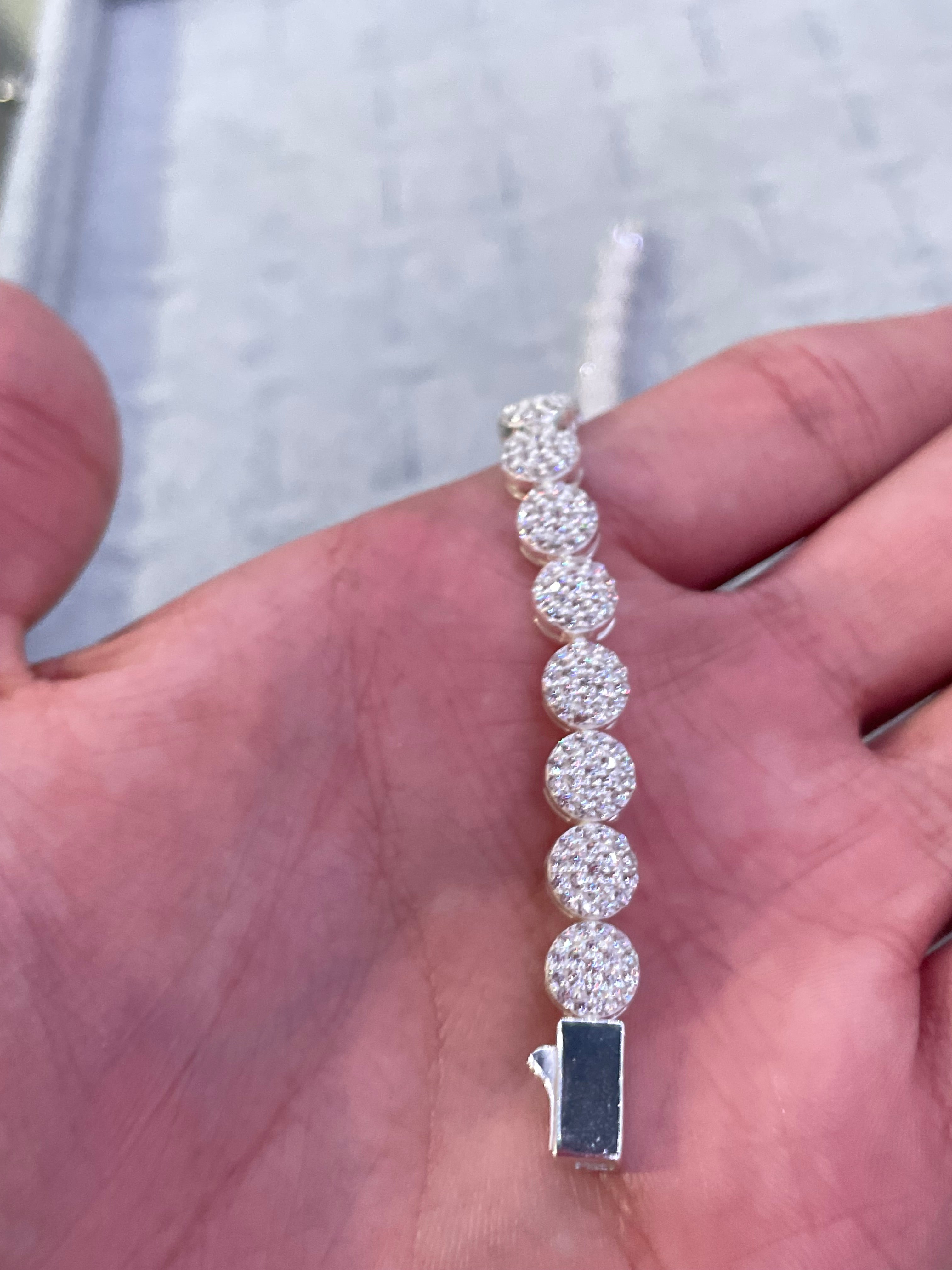 Silver Circle Bracelet.925