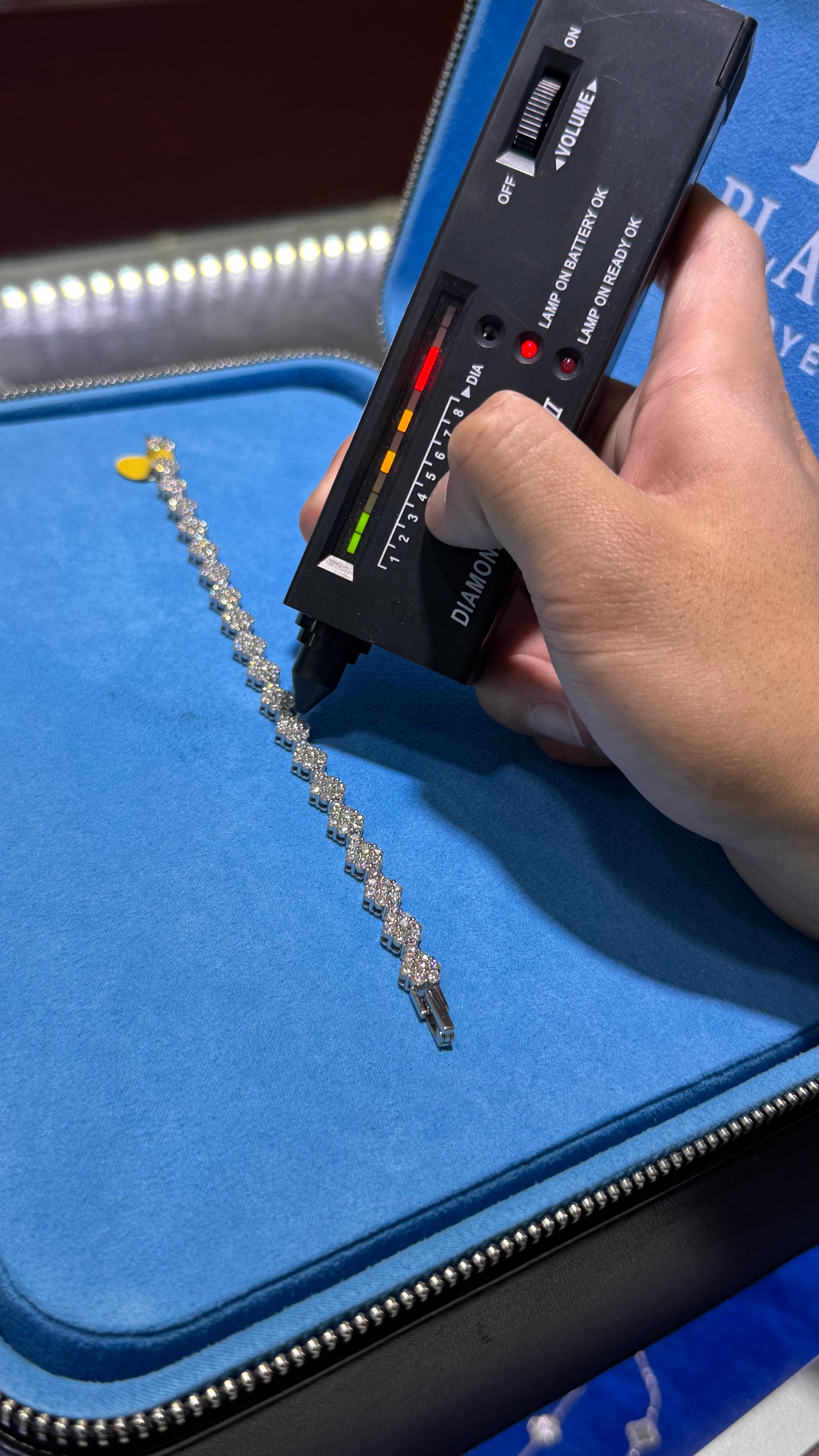 Pulso Crew Moissanita Plata.925