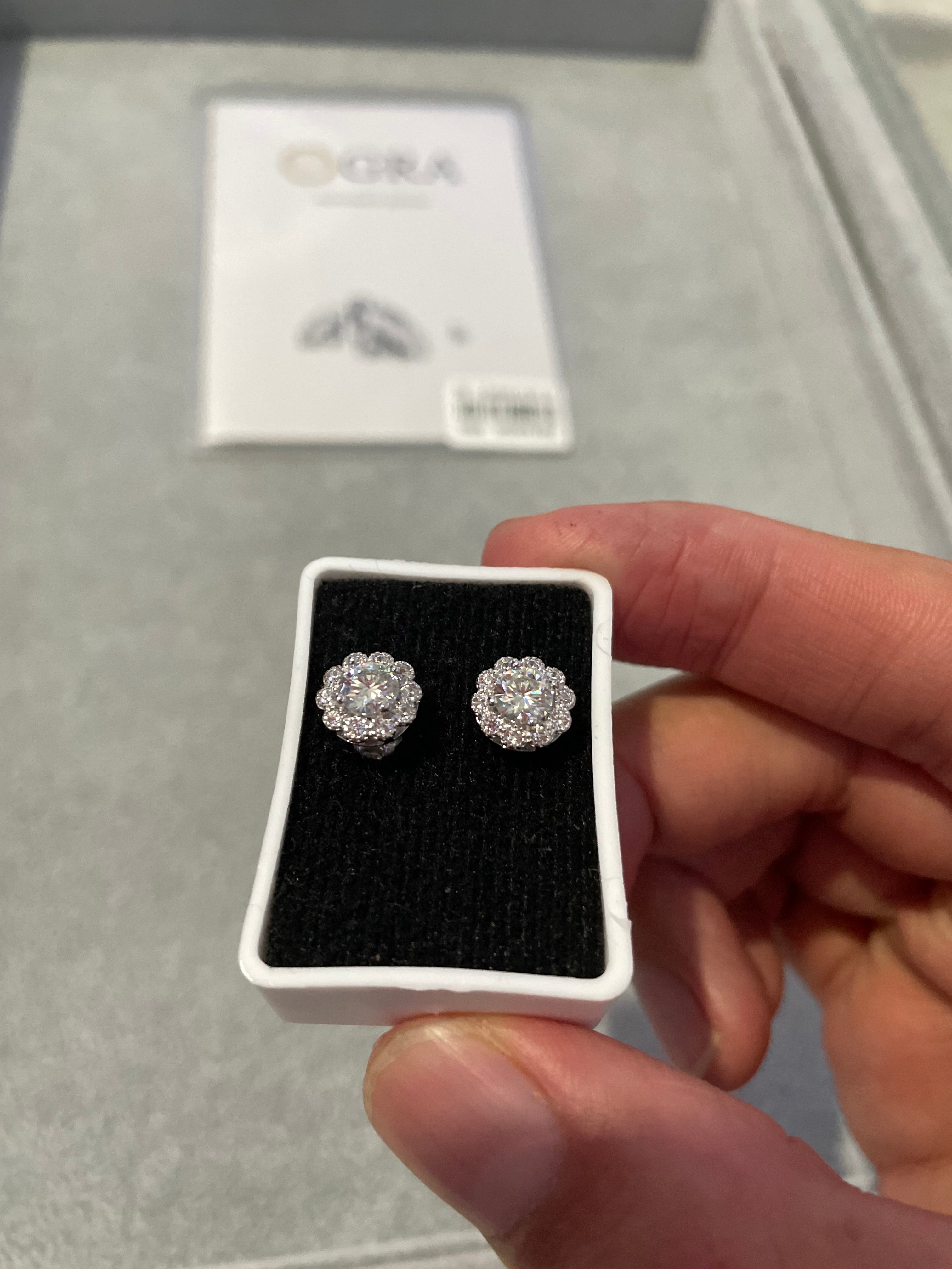 Aretes Moissanite Vvs 1