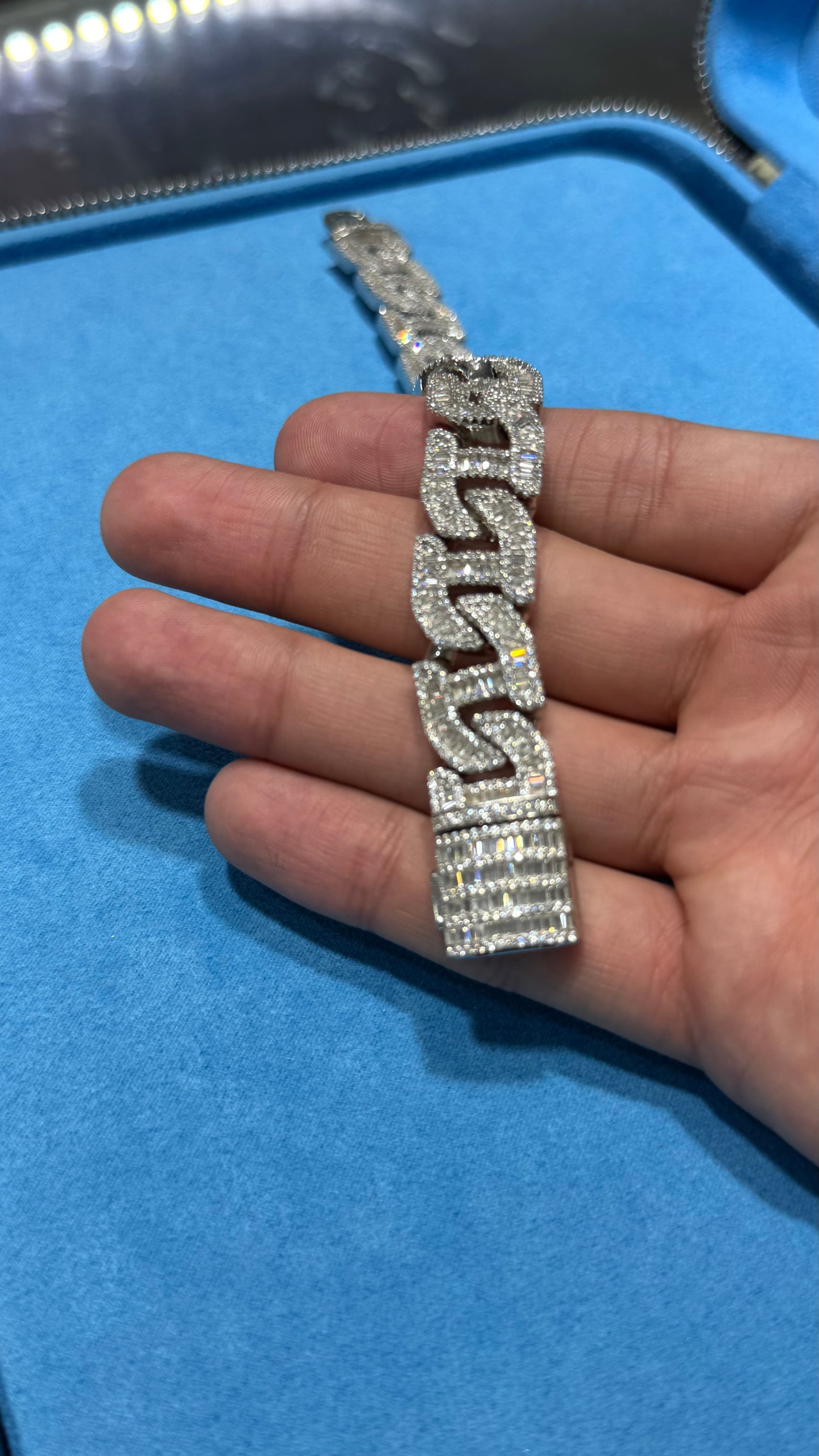 Pulso Tipo Gucci Plata.925