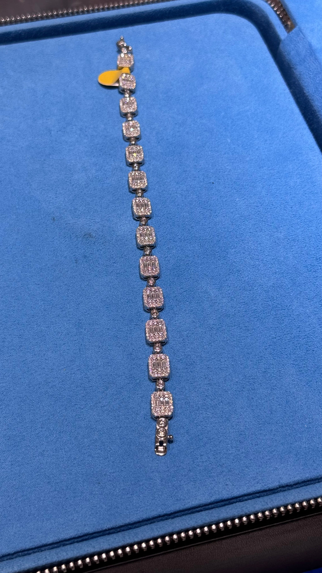 Pulso Cuarw Moissanita Plata.925